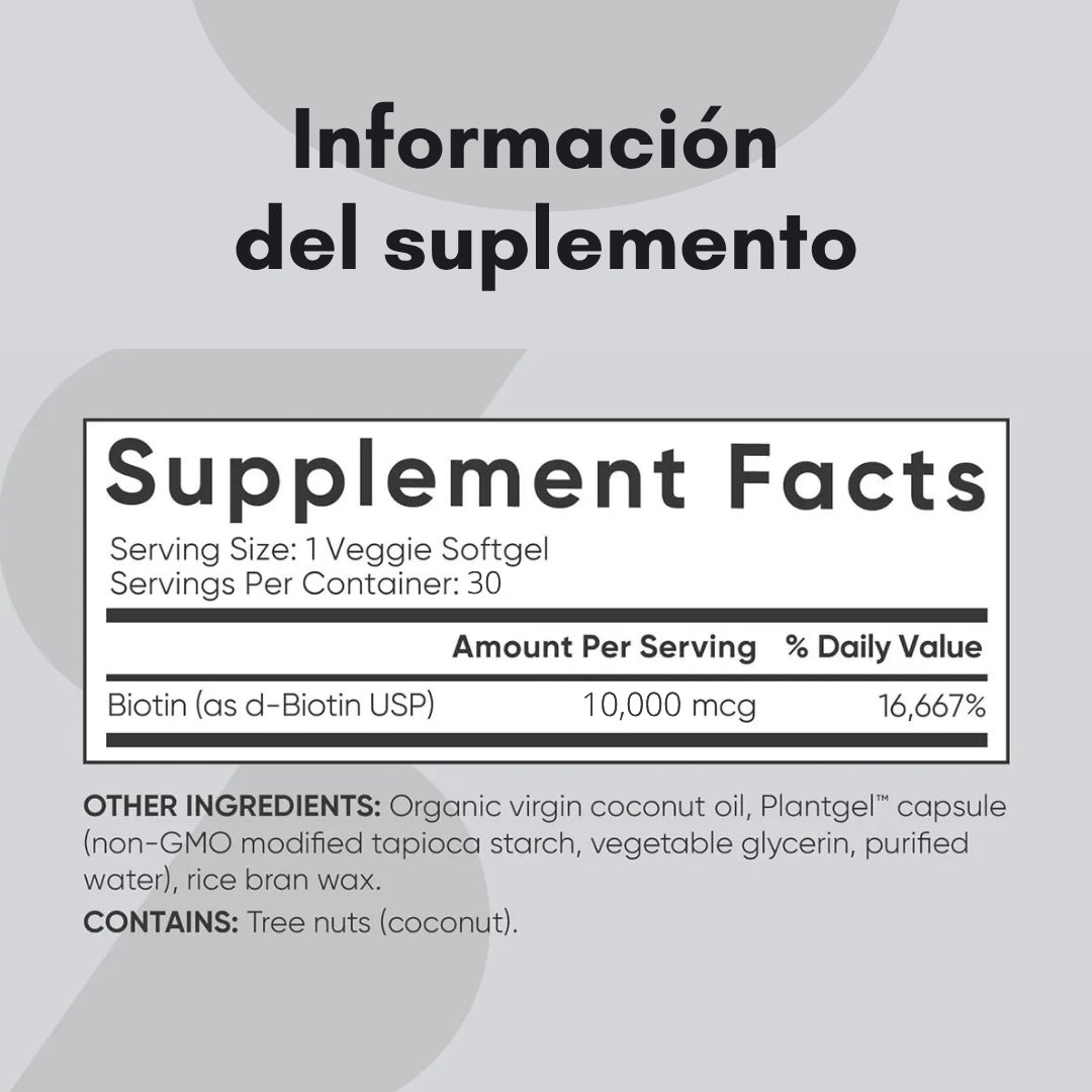 SUPLEMENTO DE BIOTINA SPORTS OCIO RESEARCH (PRODUCTO SIEMPRE EN STOCK)